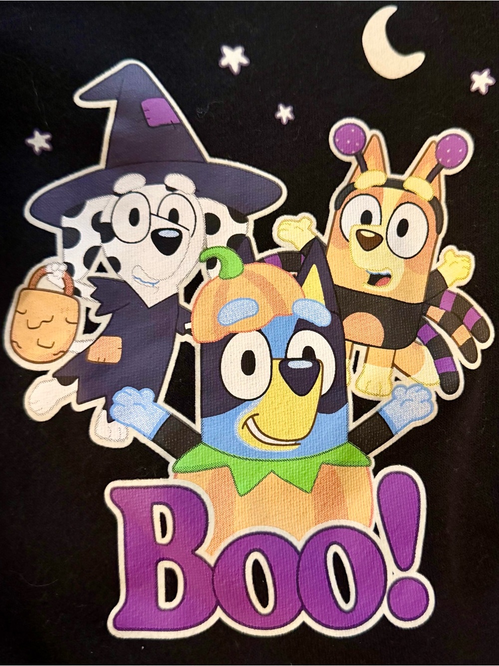 Bluey Halloween Ruffle Sweatshirt - Picture 2 of 3